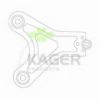 KAGER 87-1623 Track Control Arm